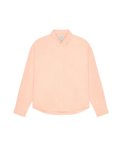 Givenchy Logo Embroidered Long-sleeved Shirt In Nude