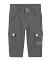 Givenchy Logo Embroidered Overalls In Blue