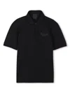 Givenchy Logo-embroidered Polo Shirt In Black
