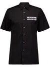 Givenchy Shirt In Poplin With  Gros Grain In Black