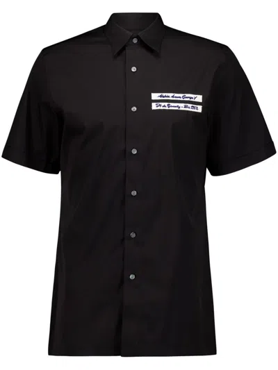 GIVENCHY LOGO-EMBROIDERED SHIRT