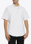Givenchy Collared Short-sleeve Shirt In White