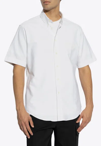 GIVENCHY LOGO EMBROIDERED SHORT-SLEEVED SHIRT