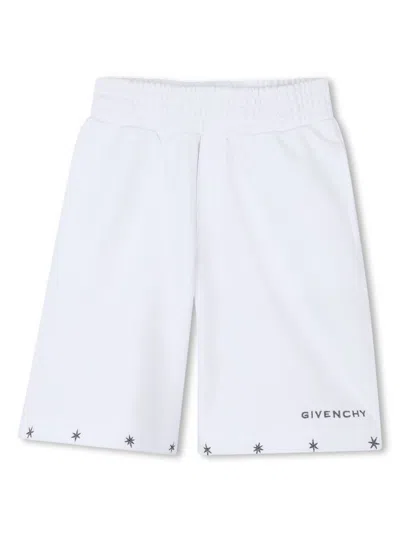 GIVENCHY LOGO-EMBROIDERED SHORTS
