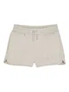 Givenchy Logo-embroidered Shorts In Gold