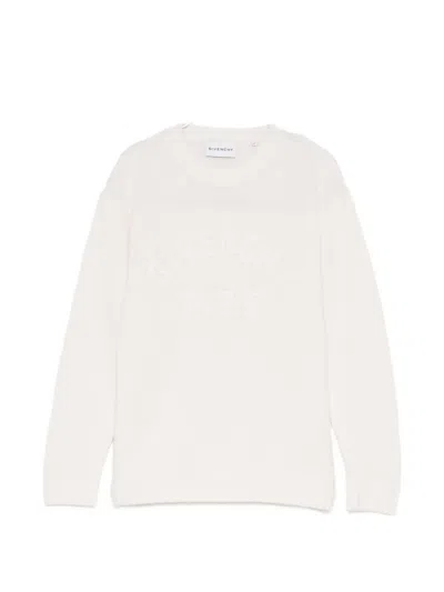 Givenchy Kids' Logo Embroidered Sweater In Neutral