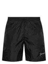 Givenchy Swim Shorts With Logo Signature In Black