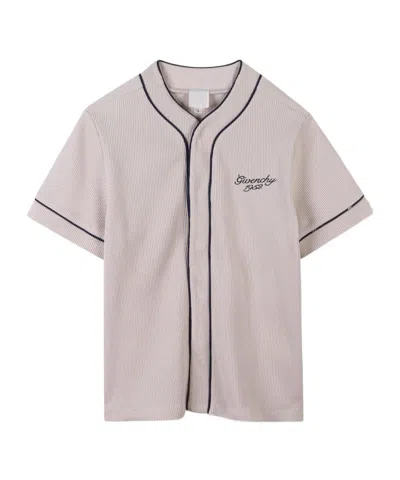 GIVENCHY LOGO-EMBROIDERED T-SHIRT