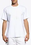 Givenchy Logo Embroidered T-shirt In White