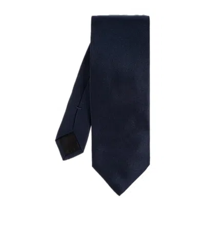 Givenchy Logo Embroidered Tie In Black