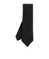 Givenchy Logo Embroidered Tie In Black