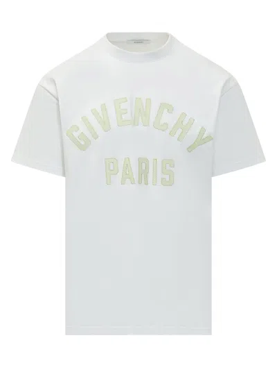 Givenchy Logo Embroidered T-shirt In Multi