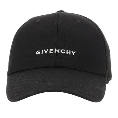 Givenchy Logo Embroidery Baseball Cap In Black