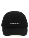 Givenchy Round Visor Cap With Embroidered Logo In Black