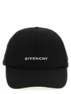 Givenchy Round Visor Cap With Embroidered Logo In Brown