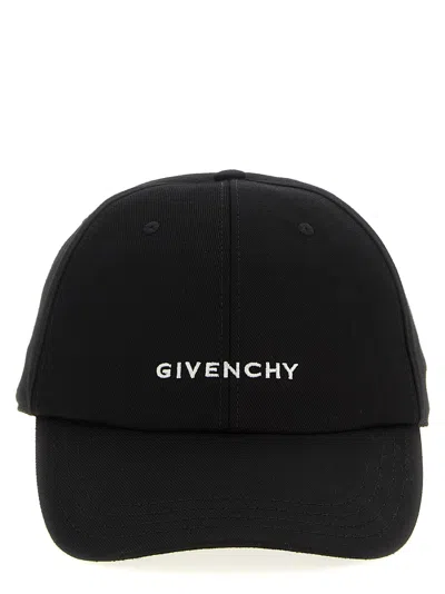 Givenchy Logo Embroidery Cap Hats Black
