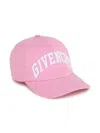 Givenchy Logo-embroidery Cotton Baseball Hat In Pink