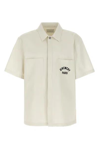 GIVENCHY LOGO EMBROIDERY SHIRT