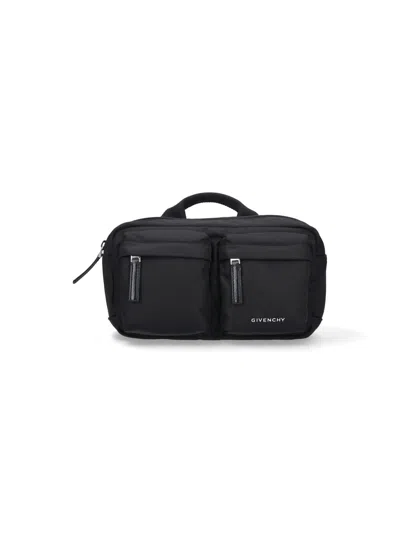 Givenchy Logo Fanny Pack In Black