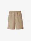 Givenchy Classic Fit Trousers For Men In Beige