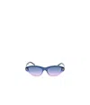 Givenchy Logo Full-frame Sunglasses In Blue