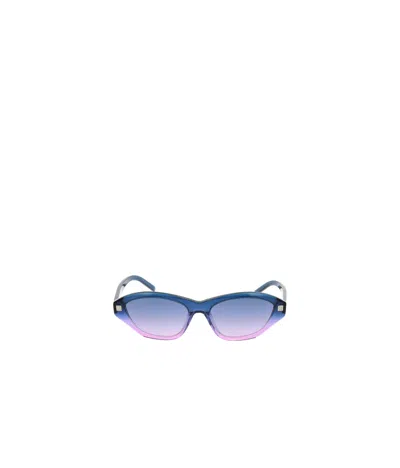 Givenchy Logo Full-frame Sunglasses In Blue