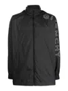 Givenchy Long-sleeve Logo-print Jacket In Negro