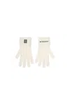 Givenchy Logo Embroidered Gloves In White