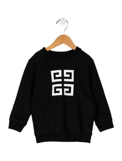 Pre-owned Givenchy Babies' Logo Graphic Sweatshirt In Black