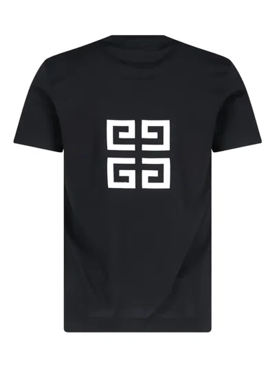 Givenchy Logo Graphic T-shirt In Blue