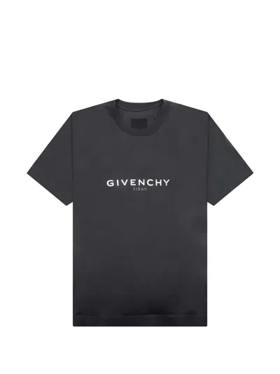Givenchy Logo Graphic T-shirt In Black