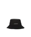 Givenchy Bucket Hat With Logo Embroidery And Wide Brim In Black