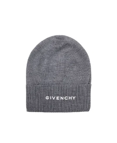 Givenchy Logo Hat In Gray