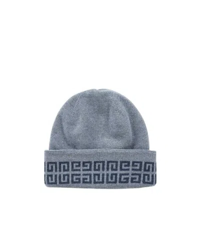 Givenchy Logo Hat In Gray