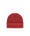 Givenchy Logo Hat In Red