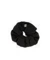Givenchy Oversized Scrunchy In Velvet With 4g Liquid Detail In Black