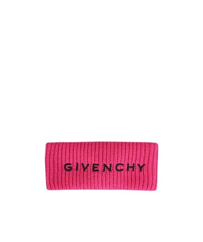 Givenchy Logo Headband In Pink