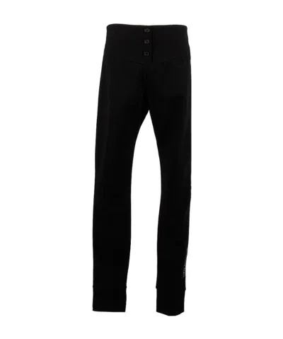 Givenchy Logo High Waist Trousers In Black