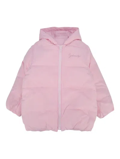 Givenchy Logo Hooded Jacket In Pink