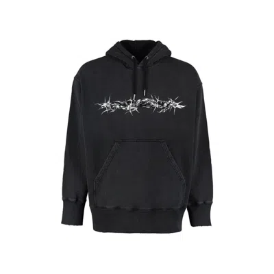 Givenchy Logo Hoodie In Black