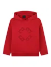 Givenchy Logo-print Hoodie In Red