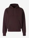 Givenchy Logo Embossed Drawstring Hoodie In Red