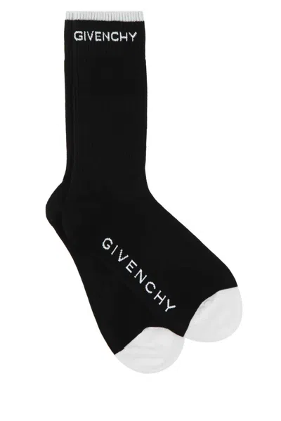 Givenchy Logo Intarsia Crew Socks In Default Title