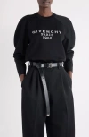 Givenchy Logo Wool And Cashmere Sweater In Black