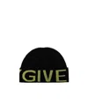 Givenchy Logo Intarsia-knit Wool Beanie In Black