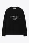 Givenchy Womens Black Brand-intarsia Round-neck Wool And Cashmere Sweater In Black