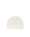 Givenchy All-over Logo Embroidered Knitted Beanie In White