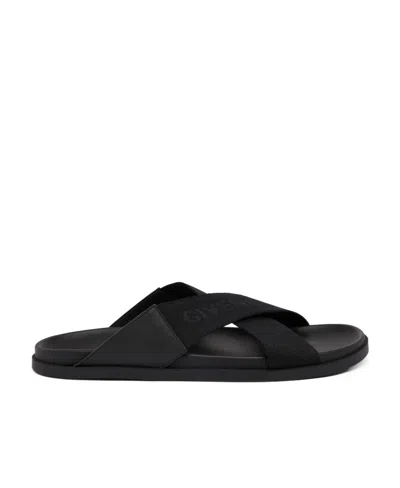 Givenchy Logo Interwoven With Sandals In Black
