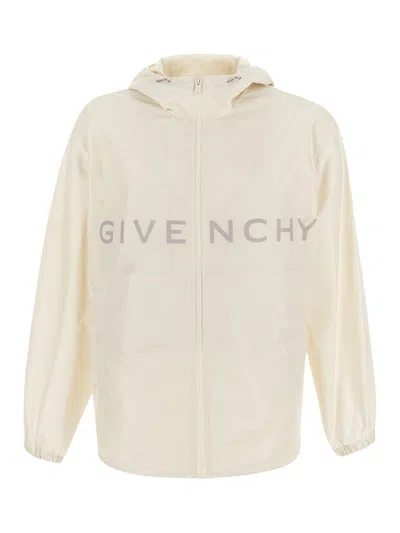 Givenchy Logo Jacket In White