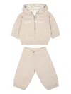 Givenchy Logo-jacquard Tracksuit Set In Neutrals